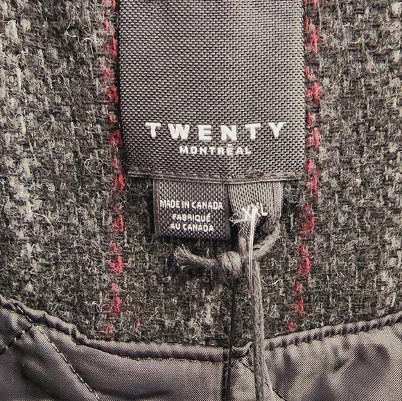 NWT! Honore Chalk Stripe Woven Coat - Picture 5 of 9